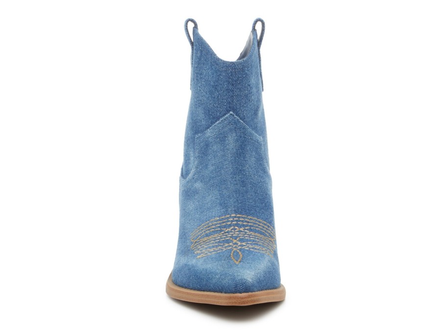 Wholesale Marc Fisher Gidden Cowboy Bootie Medium Denim Blue