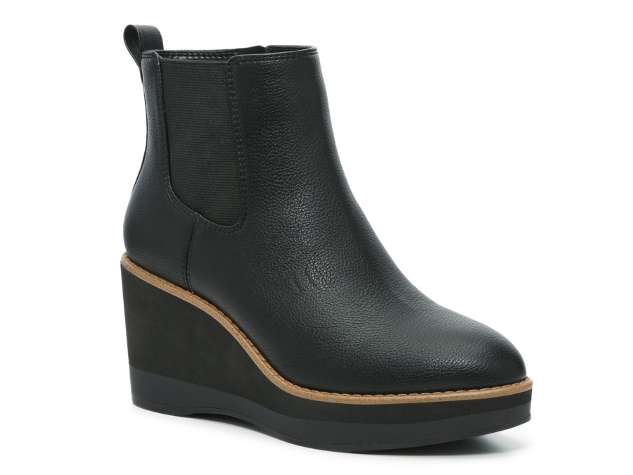 New Kelly & Katie Asina Wedge Bootie Black