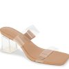 New BCBGeneration Lekko Sandal Clear/Tan