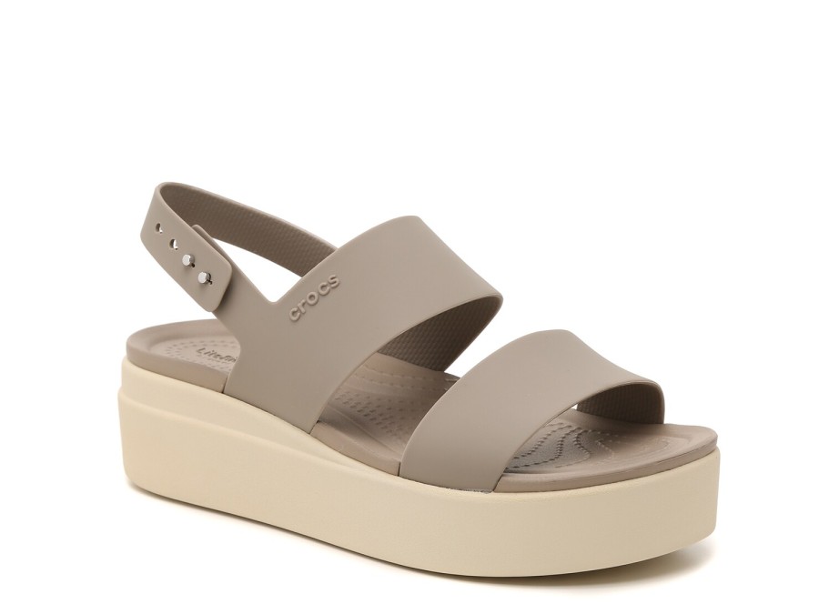 Online Crocs Brooklyn Low Wedge Sandal - Women'S Grey