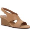 Wholesale Clarks Kyarra Aster Wedge Sandal Tan