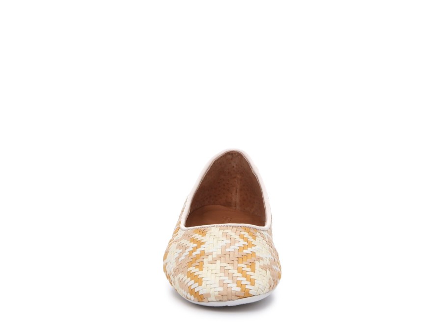 Clearance Gentle Souls Eugene Ballet Flat Cognac/Multicolor