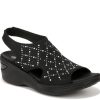 Online BZees Destiny Bright Wedge Sandal Black