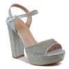 Best Touch Ups by Benjamin Walk Lynx Platform Sandal Silver Metallic