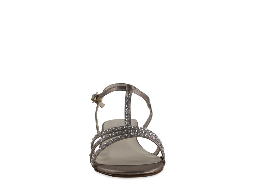 New Touch Ups by Benjamin Walk Hailey Wedge Sandal Champagne