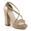 Online Touch Ups by Benjamin Walk Chloe Platform Sandal Beige