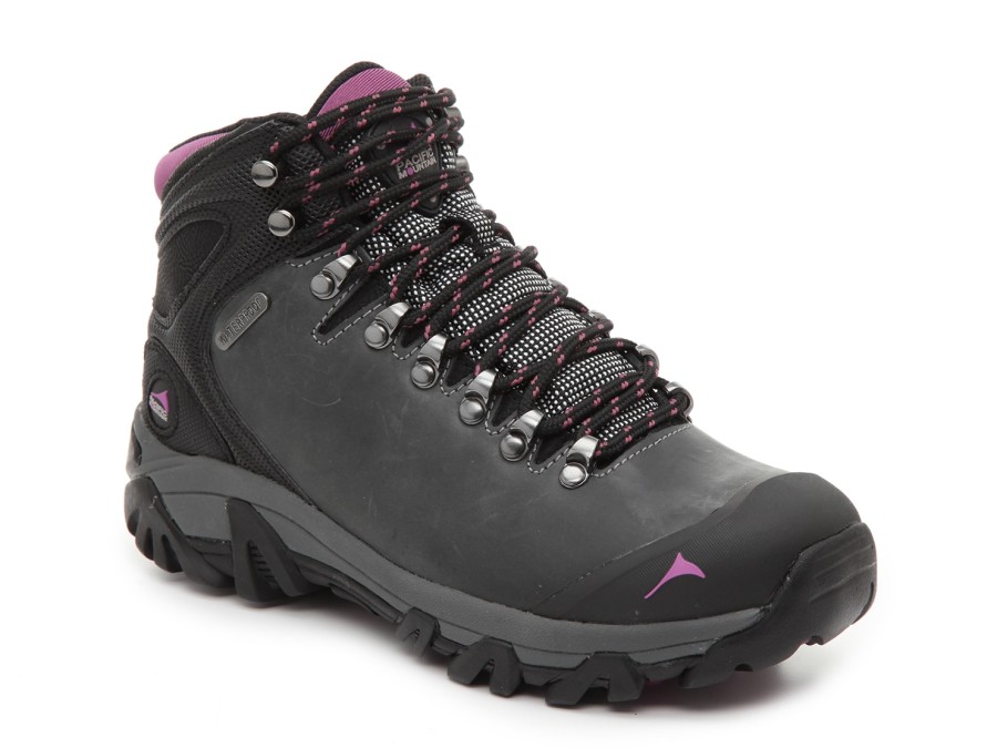 Online Pacific Mountain Elbert Hiking Boot - Women'S Dark Grey/Black/Purple