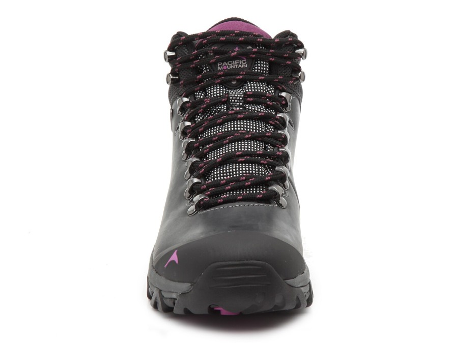 Online Pacific Mountain Elbert Hiking Boot - Women'S Dark Grey/Black/Purple