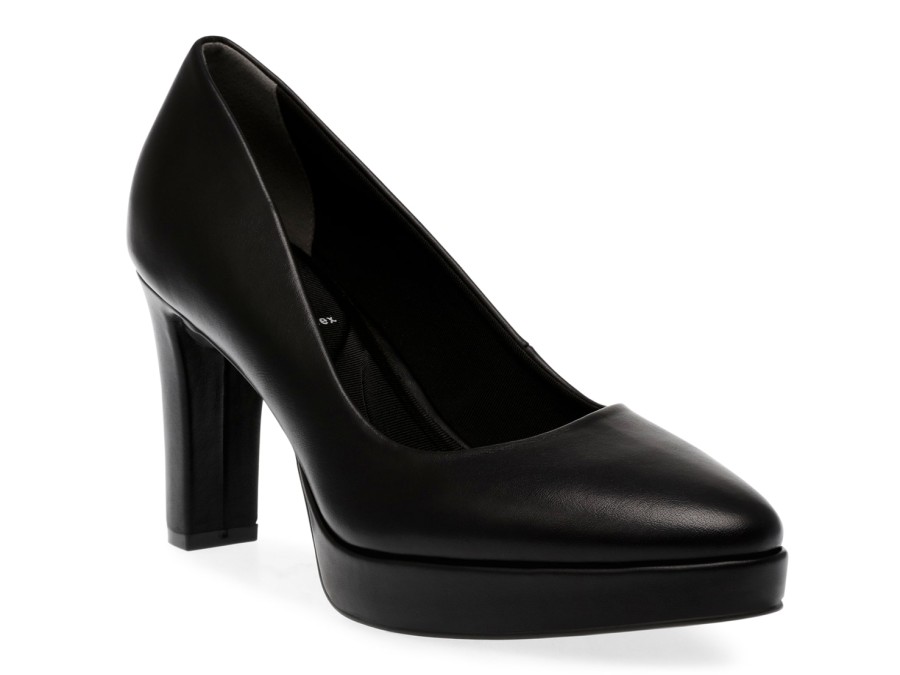 Clearance Anne Klein Jovanna Pump Black Leather