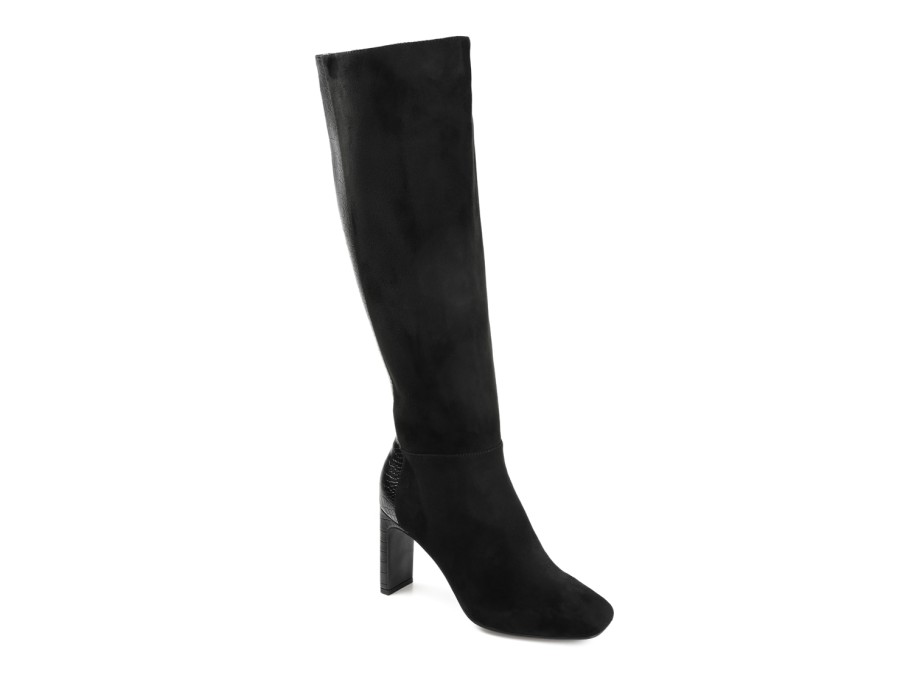 New Journee Collection Elisabeth Wide Calf Boot Black