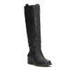 New Lucky Brand Hybiscus Wide Calf Boot Black