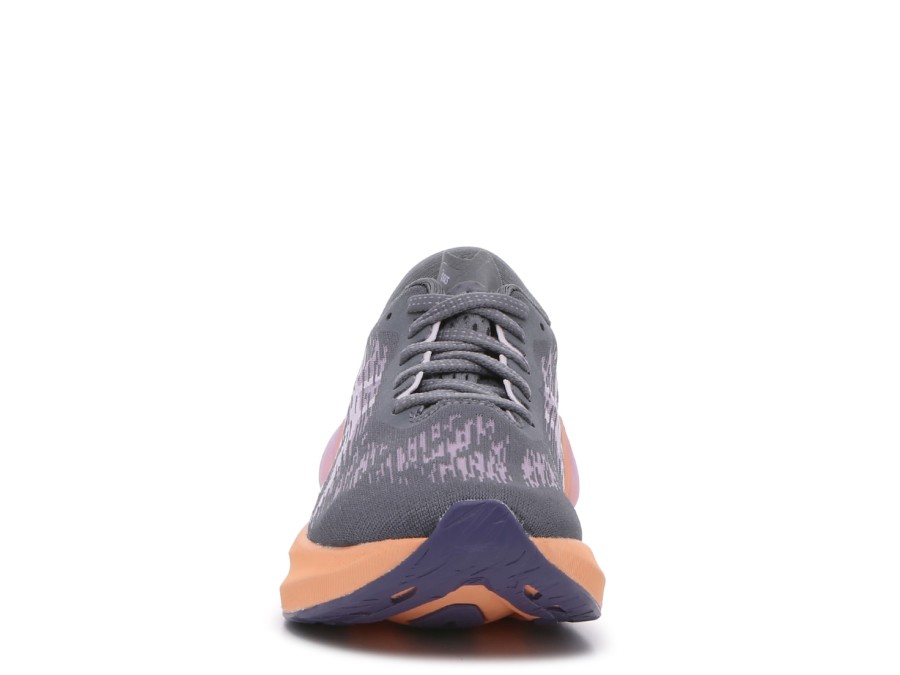 New ASICS Novablast 3 Running Shoe - As Grey/Purple/Orange