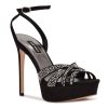 Hot Nine West Gobig Platform Sandal Black