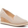 Hot Adrienne Vittadini Esmeralda Wedge Slip-On Sand Beige