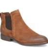 Hot Born Laney Chelsea Boot Rust Suede