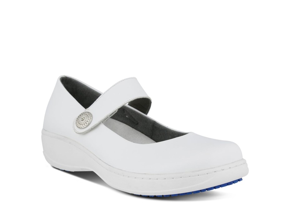 Wholesale Spring Step Wisteria Work Clog White