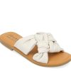 New Journee Collection Kianna Sandal Ivory