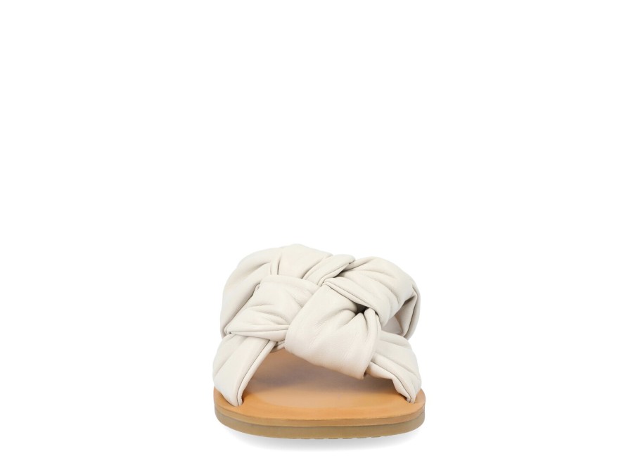 New Journee Collection Kianna Sandal Ivory