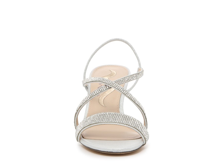 New Nina Lourdes Sandal Silver Metallic