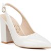 New London Rag Dalaney Pump White