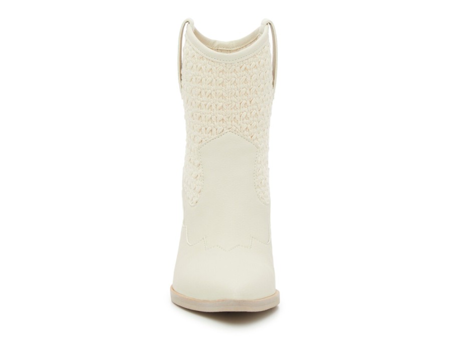 New Dolce Vita Lacie Western Boot Ivory