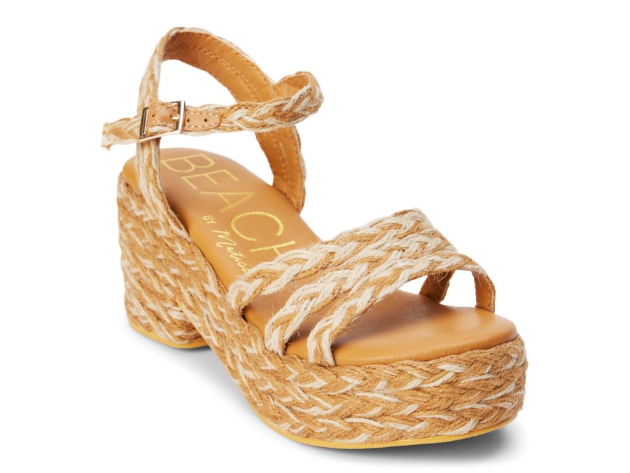 Wholesale Beach by Matisse Mykonos Platform Sandal Tan Multicolor