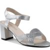 Best Touch Ups by Benjamin Walk Cam Sandal Silver Metallic