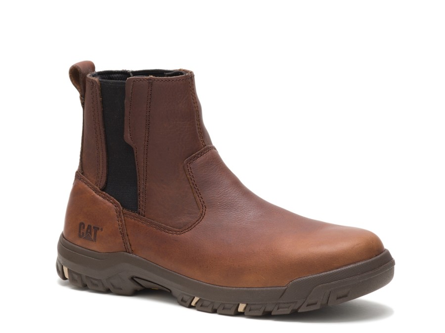 Clearance Caterpillar Abbey Steel Toe Work Boot Cognac