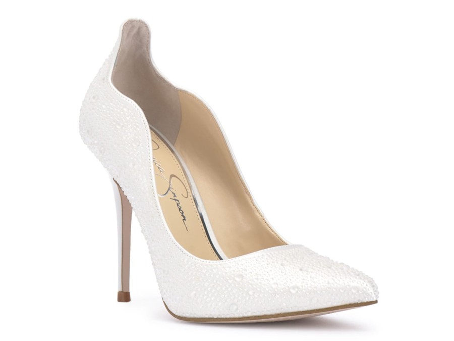 New Jessica Simpson Wayva Pump White