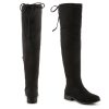 Hot Journee Collection Mount Wide Calf Over-The-Knee Boot Black