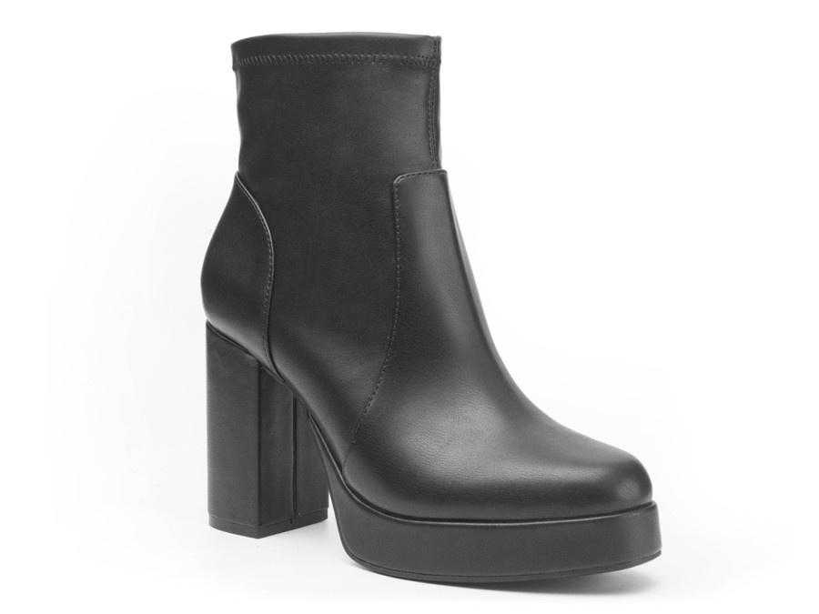 Online Me Too Zarin Platform Bootie Black