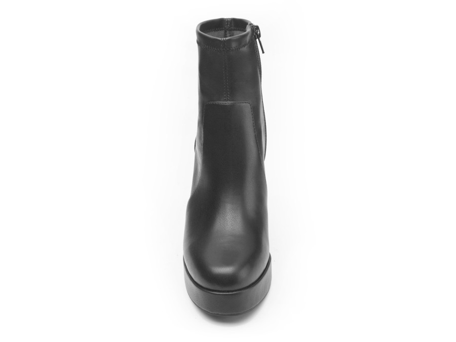 Online Me Too Zarin Platform Bootie Black