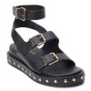 Hot Matisse Nina Wedge Sandal Black Leather