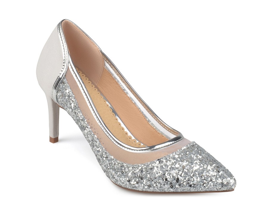 Best Journee Collection Kalani Pump Silver