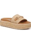 Hot Steve Madden Kayley Platform Sandal Natural Raffia Beige