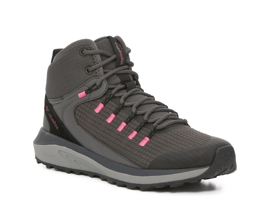 Hot Columbia Radlock Hiking Boot - Women'S Charcoal/Pink