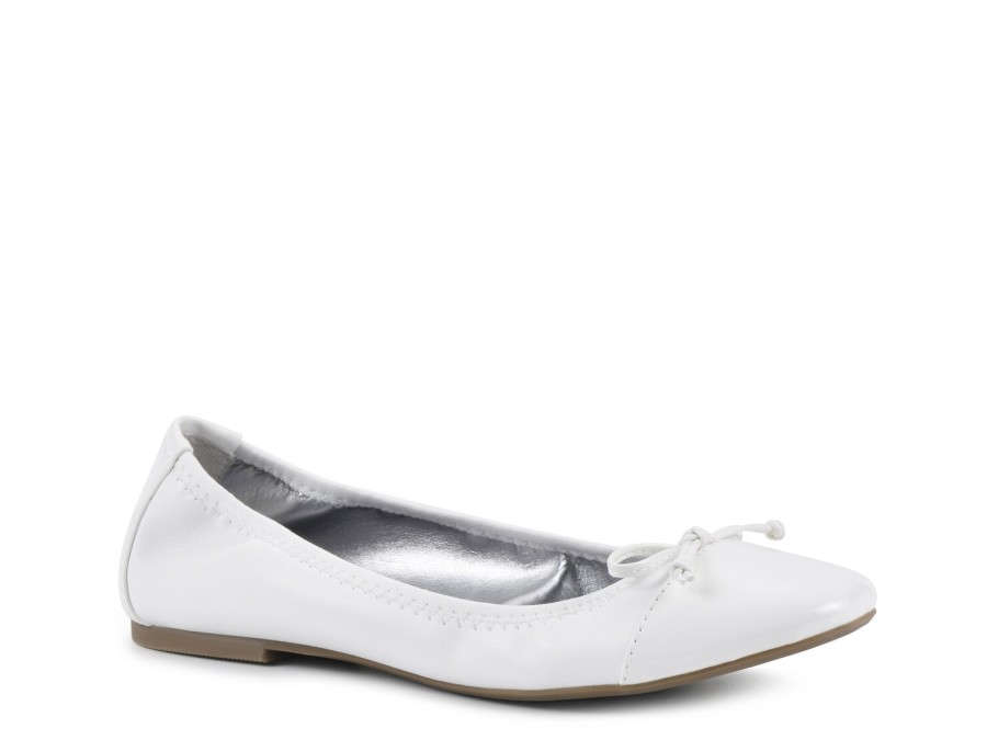 Hot White Mountain Sunnyside Ii Ballet Flat White