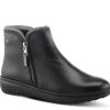 Clearance Spring Step Zipit Bootie Black