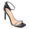 Best Journee Collection Zoya Sandal Black