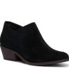 Hot Lucky Brand Fanky Bootie Black Oiled Suede