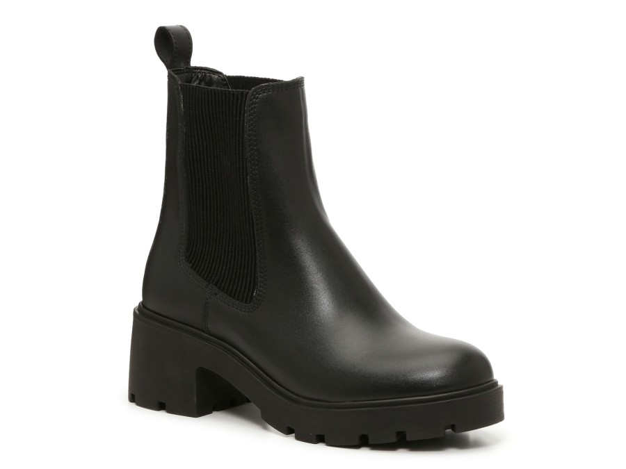 Clearance Steve Madden Honored Chelsea Boot Black Synthetic