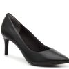 Hot Rockport Plain Pump Black