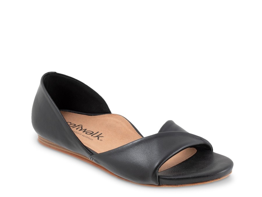 Clearance Softwalk Cypress Sandal Black