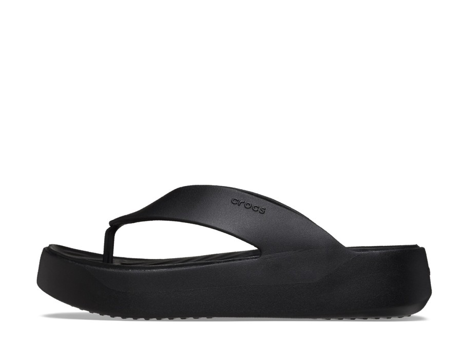 Hot Crocs Getaway Platform Sandal Black