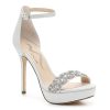 Wholesale Nina Scotty Platform Sandal Silver Metallic