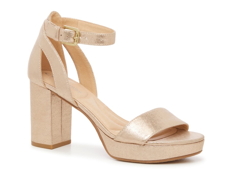 Online CL by Laundry Go On 2 Sandal Gold Metallic