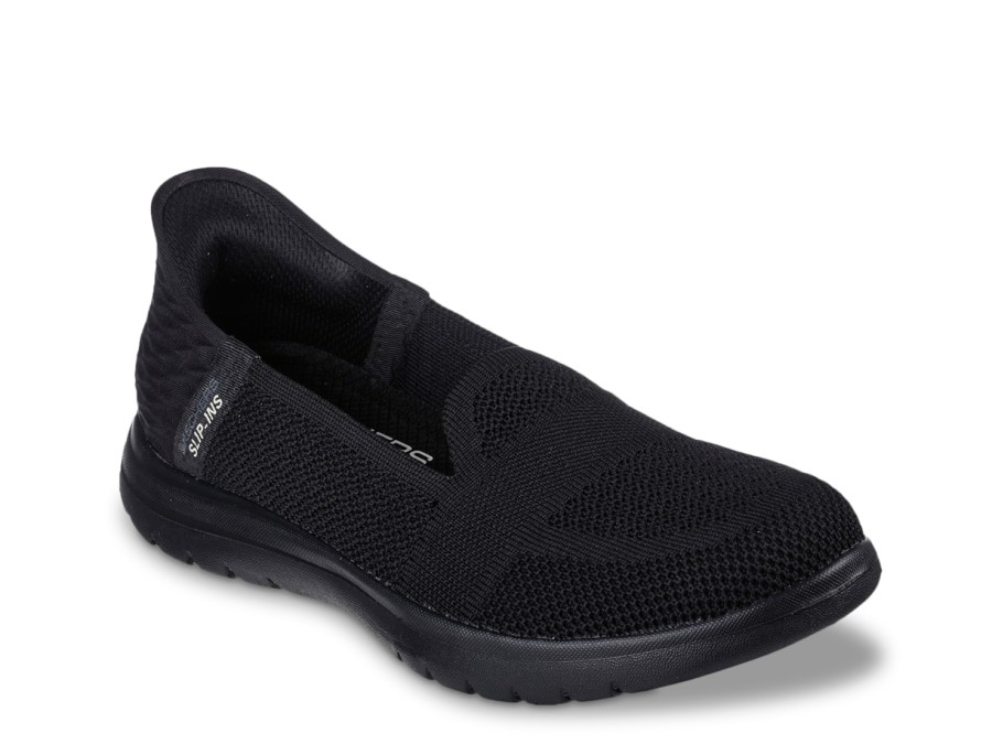 Clearance Skechers Hands Free Slip-Ins: On The Go Flex Serene Slip-On Black