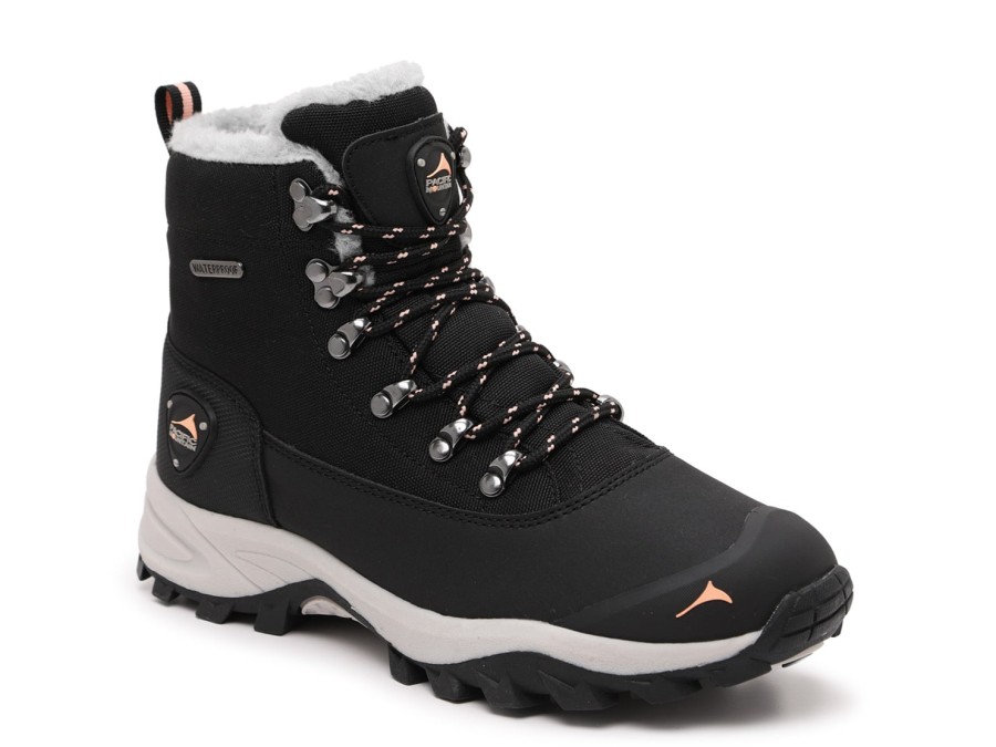 Clearance Pacific Mountain Alpine Snow Boot Black