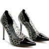 New London Rag Candace Pump Black Leopard