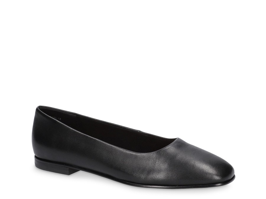 New Bella Vita Kimiko Ballet Flat Black Leather